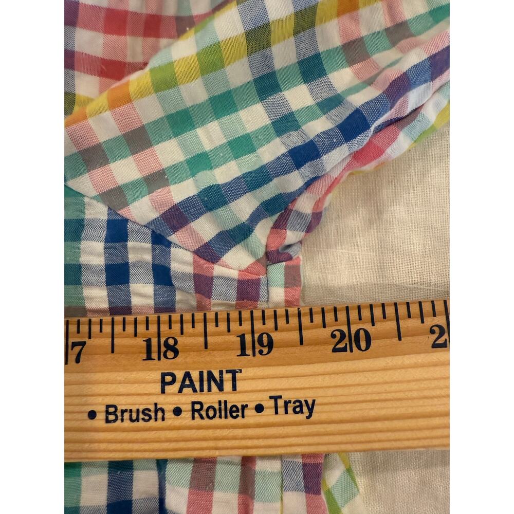 Vintage Saybury Seersucker Zip Housedress Multi C… - image 7